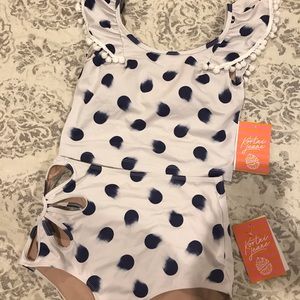 Kortni Jeane Brush Dot Swimsuit
